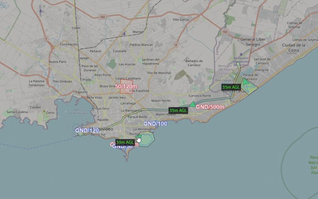 National low altitude airspace managed with Cielum easy